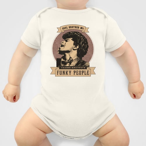Image of James Brown's Funky People Baby Grow
