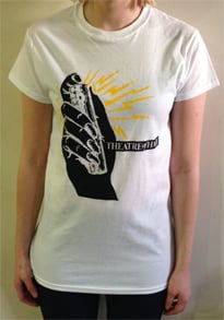 THEATRE of HATE DEVICE ON WHITE T-SHIRT