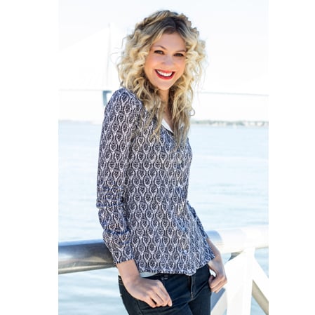 Image of Lightweight Button Up / Lacy Print