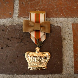 Image of Gilded Crown Military Badge