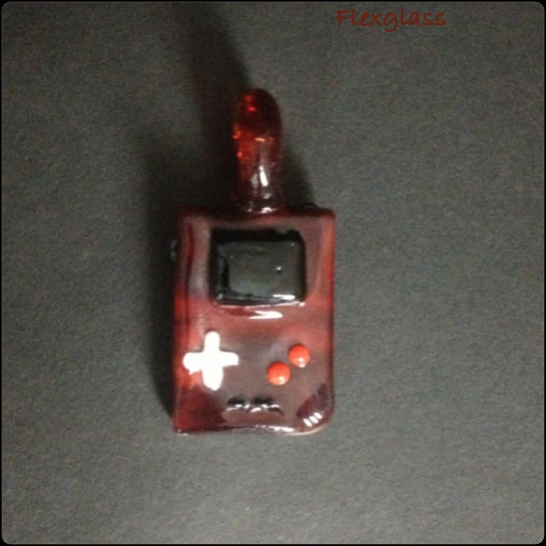 Image of Glass Gameboy pendant
