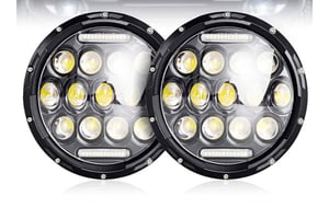 Image of Suzuki Samurai LED headlight replacement