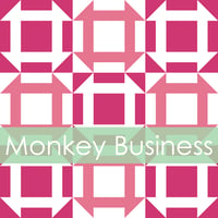 Image 1 of Monkey Business Mini Quilt #106, PDF Pattern 