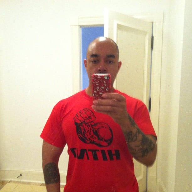 Image of Men's T-Shirt - Red/Black