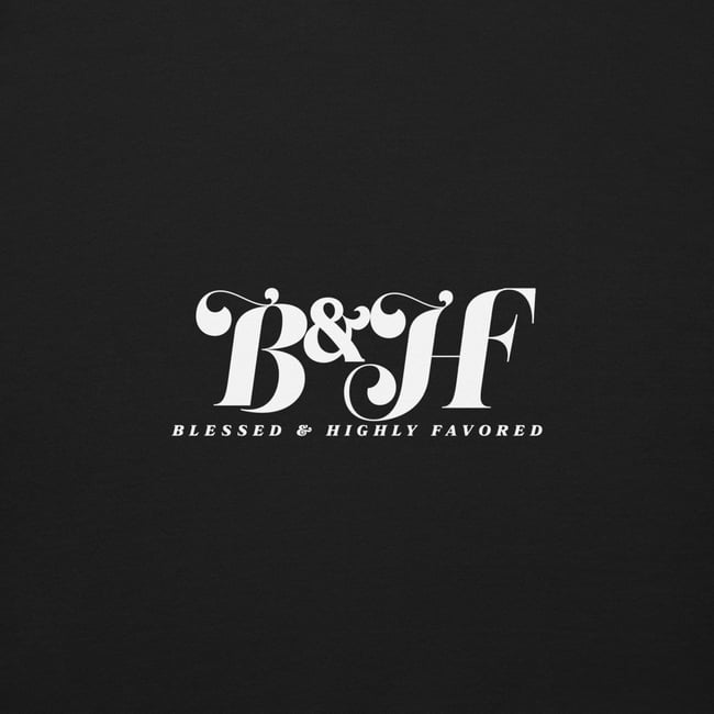 Blessed and Highly Favored Embroidered Crew