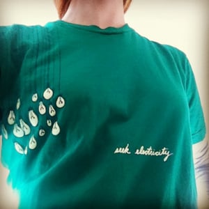 Image of Seek Electricity t-shirts</br>in pink or kelly green
