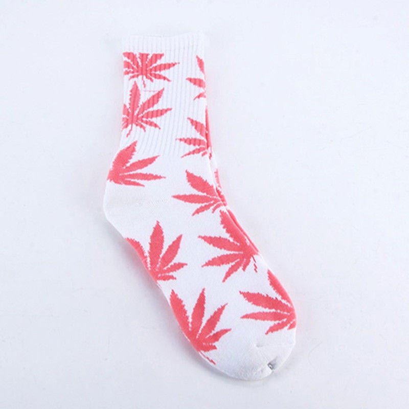 Image of HUF Plantlife Socks Limited White + Pink