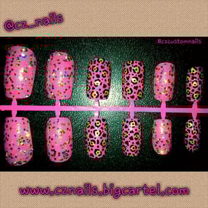 Image of Glittery Pink Leopard