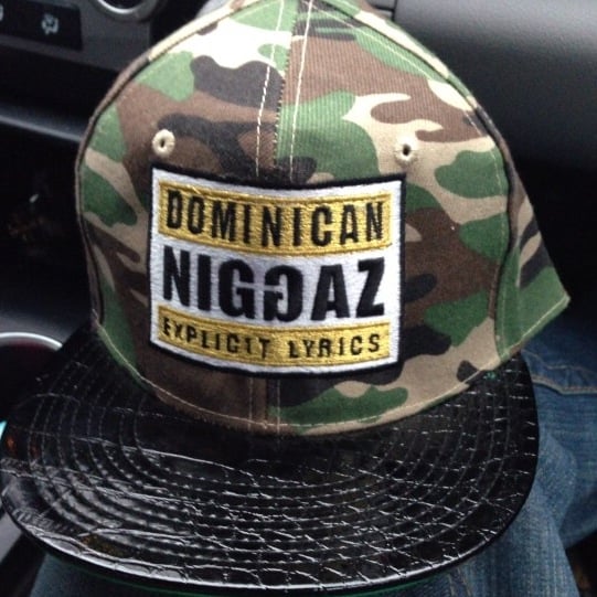 Image of DOMINICAN NIGGAZ CAMO SNAPBACK HAT