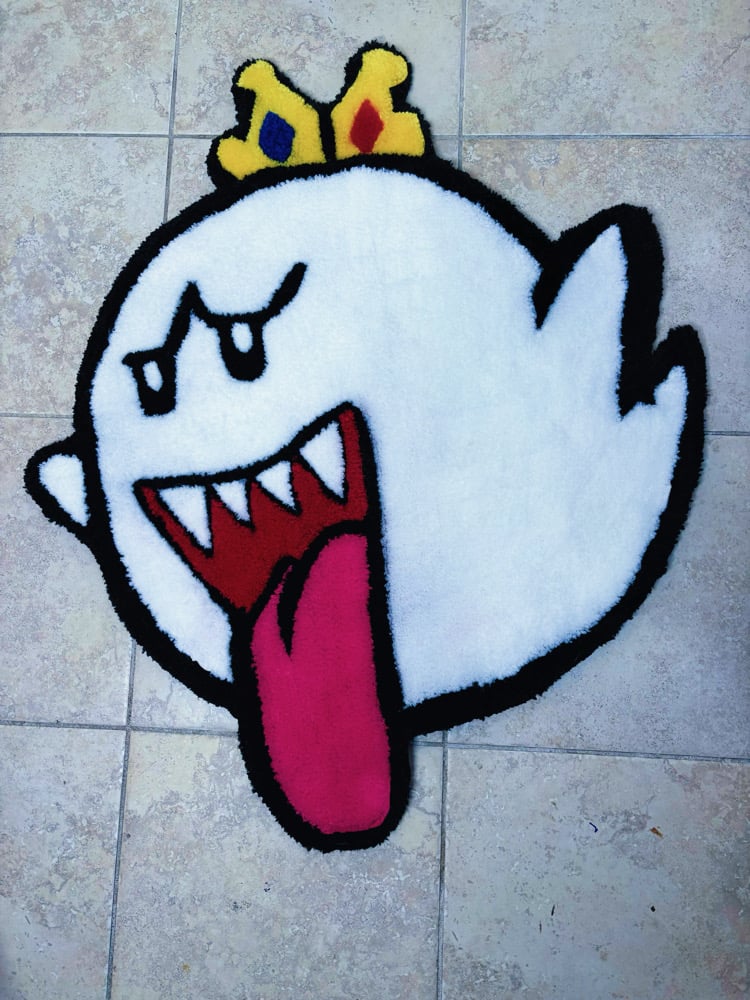 Image of The king boo rug 