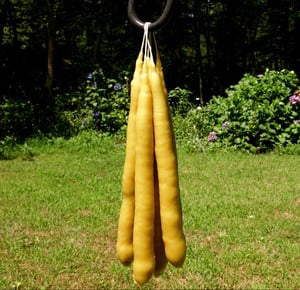 Image of Beeswax 9 Inch Hand-dipped Taper Candles