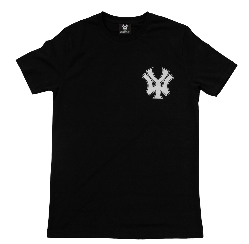 Image of 'WY' Small Logo T-Shirt - Black/White