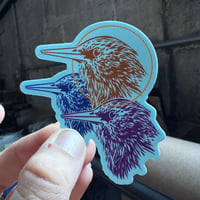 Image 1 of Starling Trio Stickers - 2pk