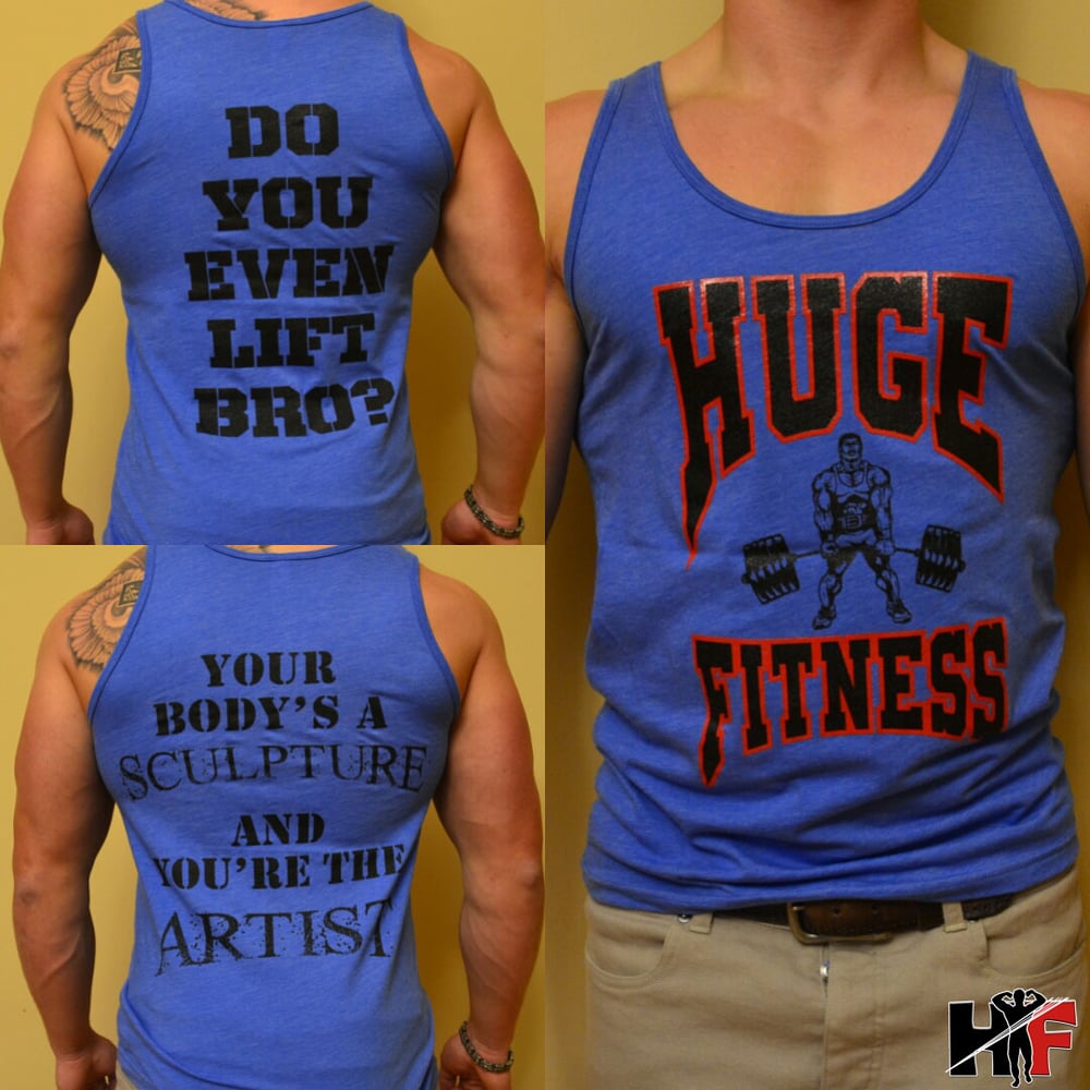 Image of Huge Fitness Tank - Blue