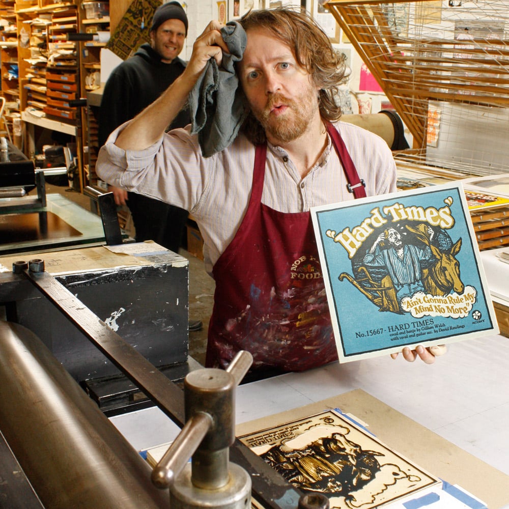 Hard Times - Official Acony Gillian Welch Songprint