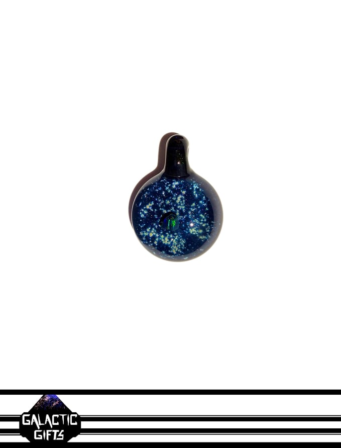 Image of Trevor Logan Deep Aqua Space Pendant With Emerald Opal Chunk