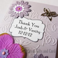 Image 1 of 15 Handmade 'Thank You' Cards