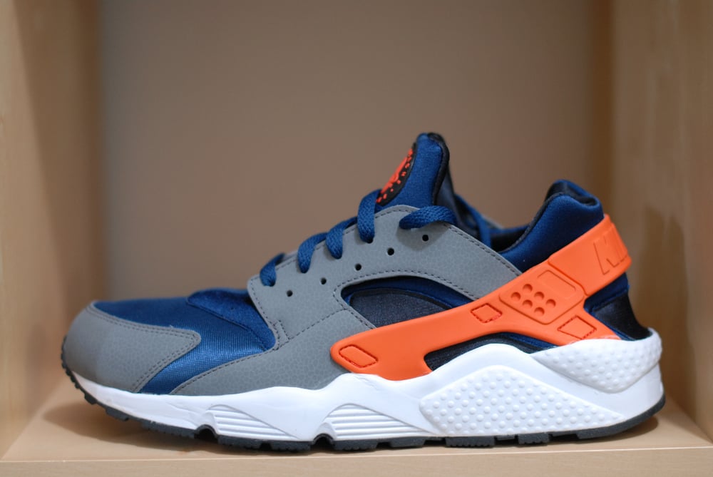 Image of Nike Huarache LE - Brave Blue/Urban Orange/Cool Grey
