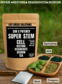 Image 1 of 200 X POTENCY SUPER STEM CELL TEA AND CAPSULES 