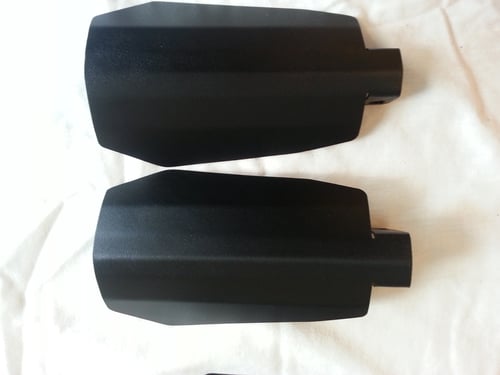 Image of Stainless Steel Powdercoated Coffin Cut Wind Guards