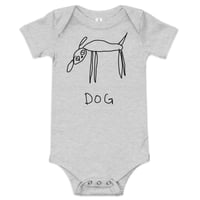 Image 4 of dog Baby short sleeve one piece 