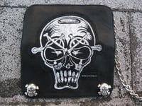 Image 2 of Marc Vachon Custom Evileyes Leather Biker Wallet