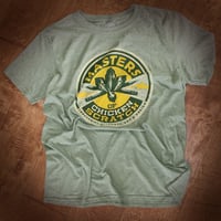 Image 1 of Heather MOCS Logo shirt Military Green