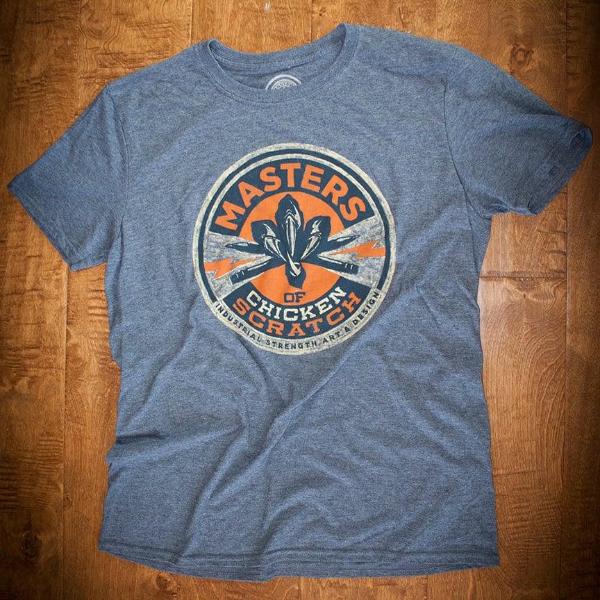 Image of MOCS Logo shirt Navy Heather