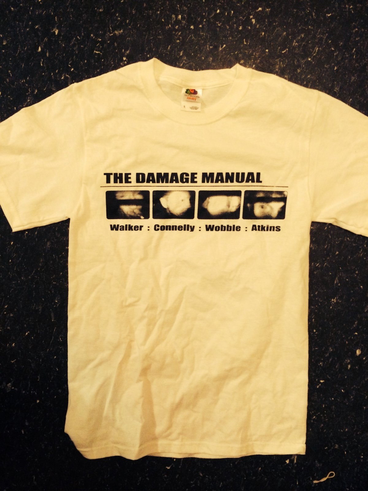 Damage Manual w/names shirt / Martin Atkins