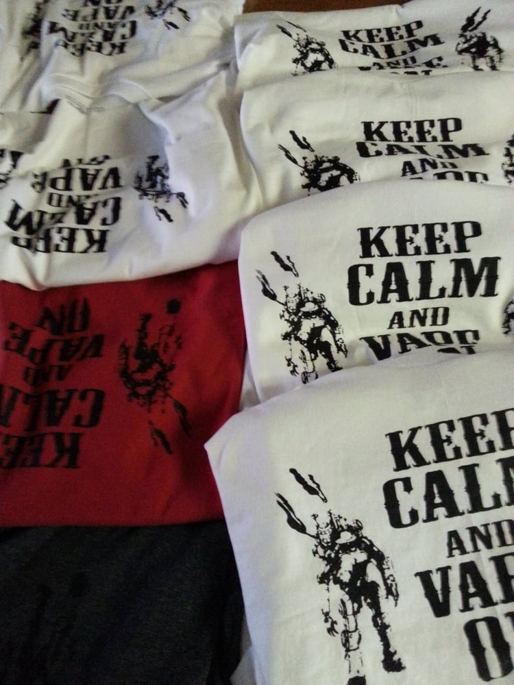 Image of OTVM "KEEP CALM VAPE ON" SHIRT