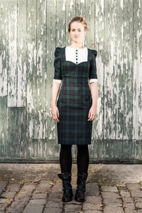 Image 1 of Tartan Bib Dress