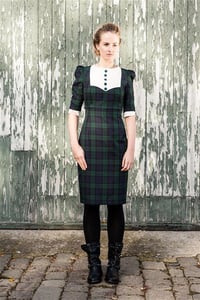 Image 2 of Tartan Bib Dress