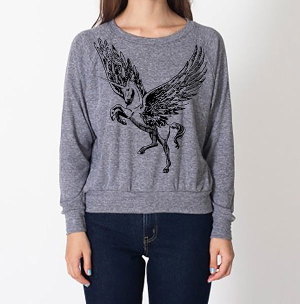 Image of Pegacorn Raglan - Kids/Adult