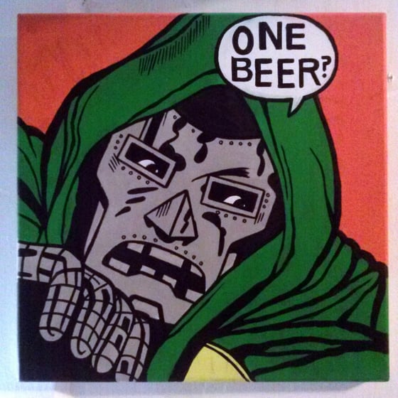 Image of MF DOOM x More Beer Canvas 