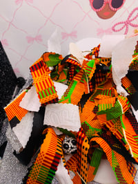 Image 3 of Juneteenth Tassel hoop  Earrings