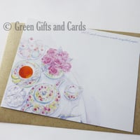 Image 2 of 10 'Tea' Notecards, 100% Recycled Paper