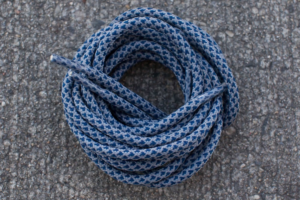 Image of ROPE LACES - GREY/NAVY