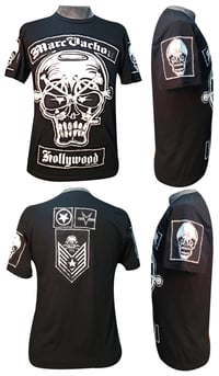 Image 2 of Custom Patched Evil Eyes Tshirt