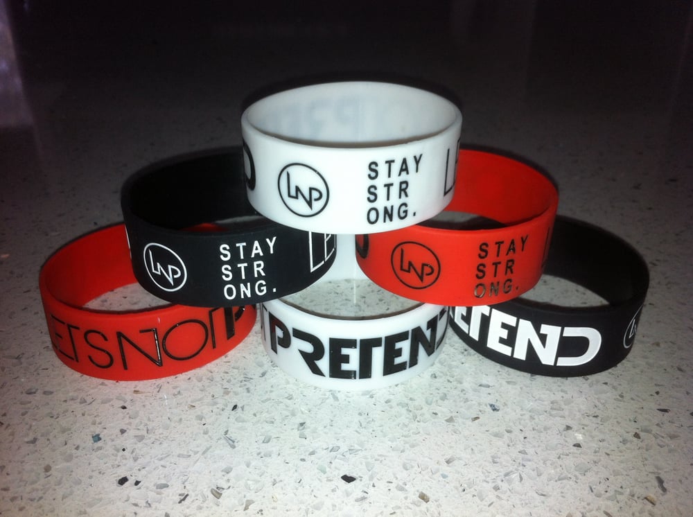 Image of Brand New 'STAY STRONG & Logo' Wristbands