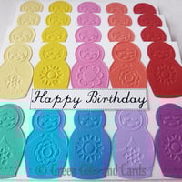 Image 1 of 4 Handmade Babushka Doll Greeting Cards