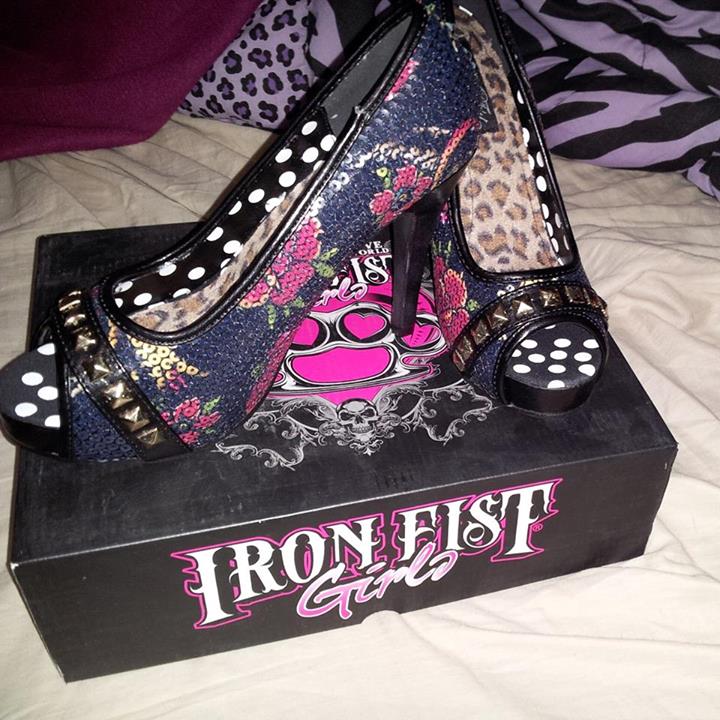 Image of Iron Fist Sequin Debracorn heels