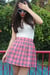 Image of Made To Order - Clueless Inspired Pink Tartan Skirt