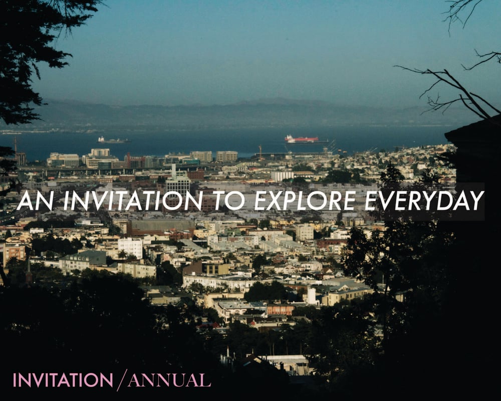 Image of Invitation/Annual Subscription 