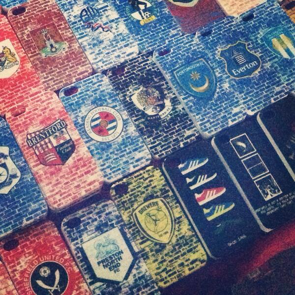 Image of iphone 5/5S custom football badge cases
