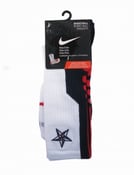Image of Nike Elite 2.0 Team USA Olympics Basketball Crew White/Navy-Red SX4667-146 Socks
