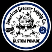 Image of 40Wt. Kustom Pomade 2oz. Screw Top Pocket Grease Tin Cans