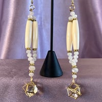 Image 1 of 1 tier hairpipe earrings (jewels)