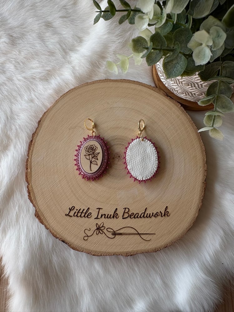 Image of Enchanted Rose Earrings