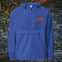 Image 1 of Jephries bR00tal Logo Embroidered Champion Windbreaker