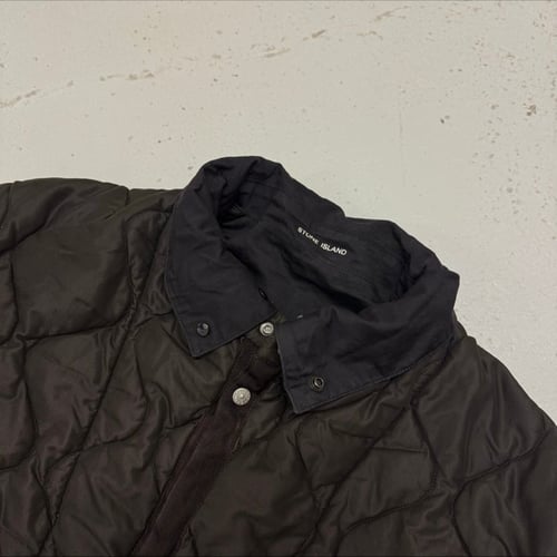 Image of AW 1999 Stone Island Raso Gommato Reversible Jacket, Size XL